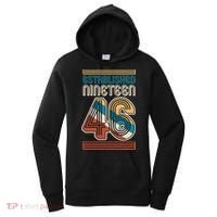 80th Birthday 1946 Established Nineteen 46 Women's Hoodie thumb 0