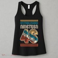 80th Birthday 1946 Established Nineteen 46 Women's Tank Top thumb 3