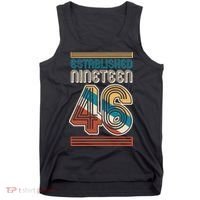 80th Birthday 1946 Established Nineteen 46 Tank Top thumb 0