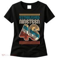 80th Birthday 1946 Established Nineteen 46 Women's T-Shirt thumb 0