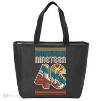 80th Birthday 1946 Established Nineteen 46 Tote Bag thumb 0
