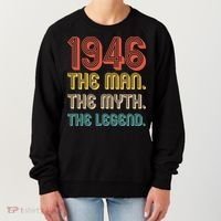 80th Birthday 1946 The Man Myth The Legend Women's Sweatshirt thumb 0