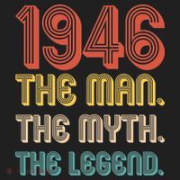 80th Birthday 1946 The Man Myth The Legend Women's Sweatshirt thumb 2