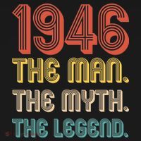 80th Birthday 1946 The Man Myth The Legend Women's Hoodie thumb 2