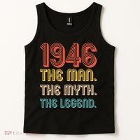 80th Birthday 1946 The Man Myth The Legend Tank Top thumb 2