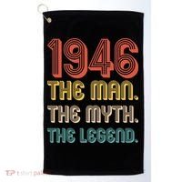80th Birthday 1946 The Man Myth The Legend Golf Towel thumb 0
