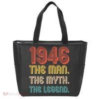 80th Birthday 1946 The Man Myth The Legend Tote Bag thumb 0