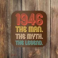 80th Birthday 1946 The Man Myth The Legend Coaster thumb 0