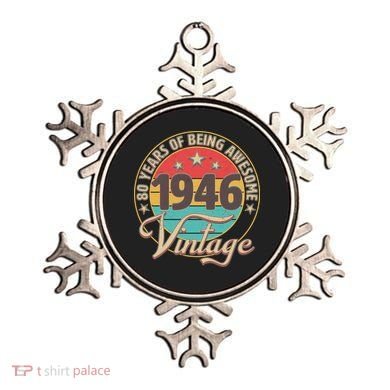 80th Birthday 80 Years Of Being Awesome 1946 Vintage  Ornament