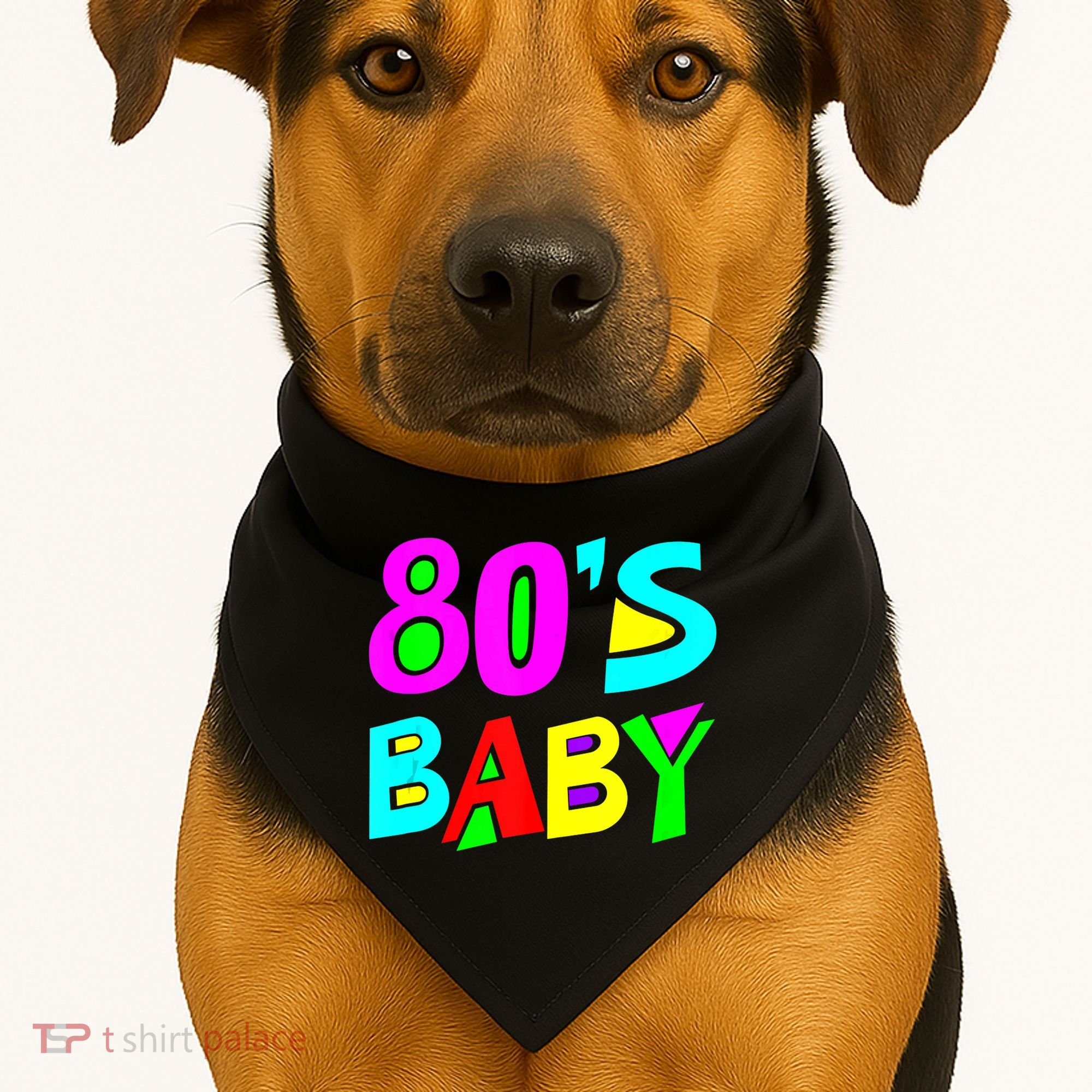 80s Baby 80s Costume Tank Top USA-Made Doggie Bandana