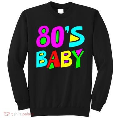 80s Baby 80s Costume Tank Top Sweatshirt