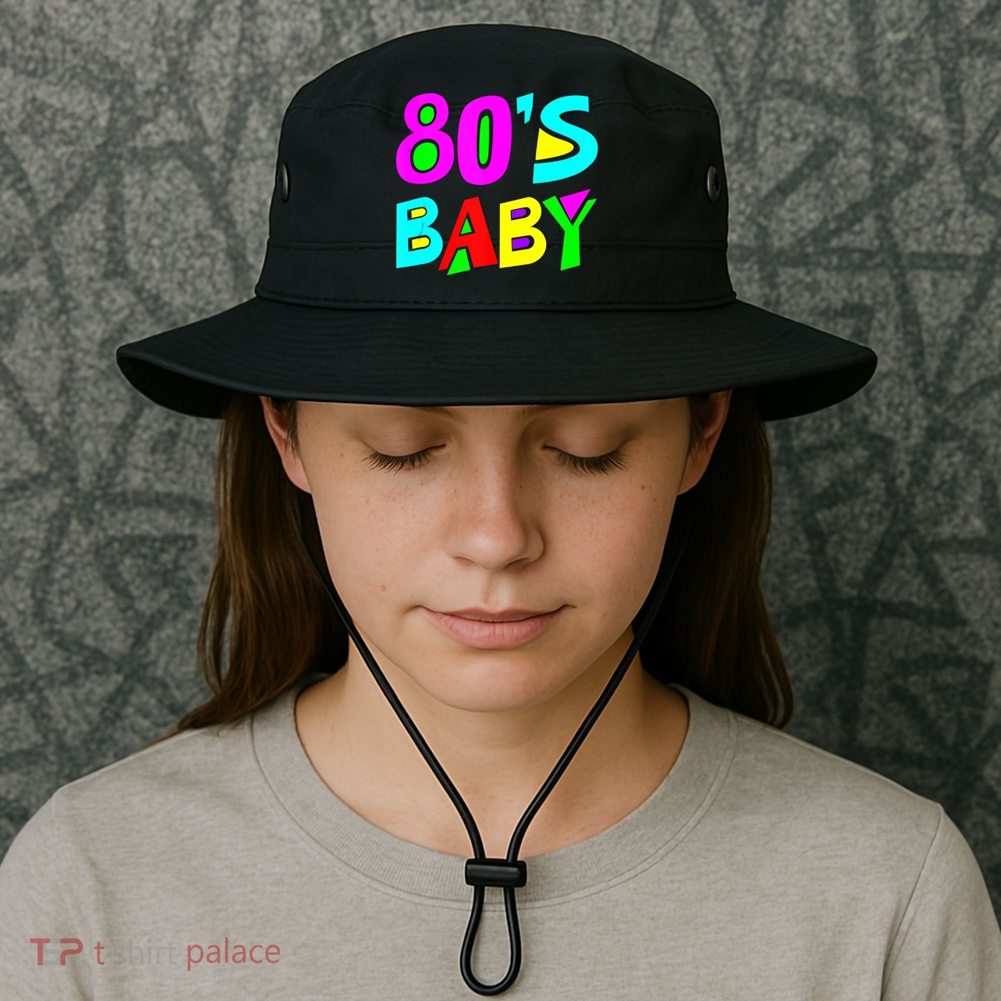80s Baby 80s Costume Tank Top Bucket Hat