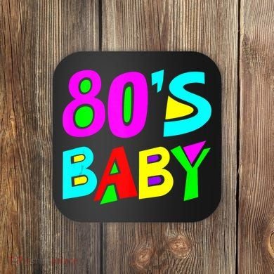 80s Baby 80s Costume Tank Top Coaster