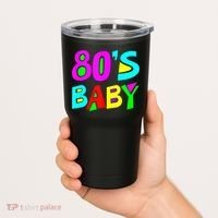 80s Baby 80s Costume Tank Top Tumbler thumb 2