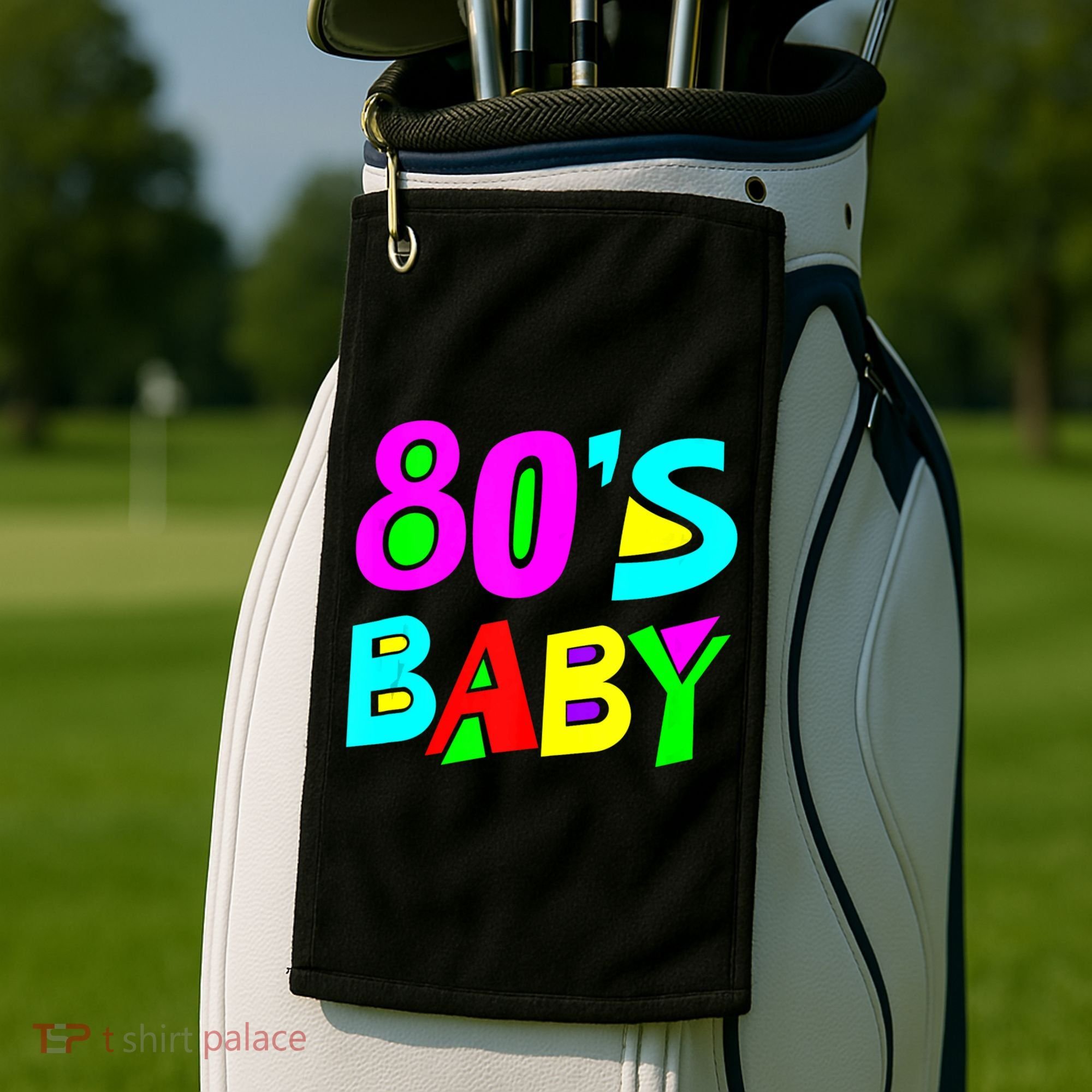 80s Baby 80s Costume Tank Top Golf Towel