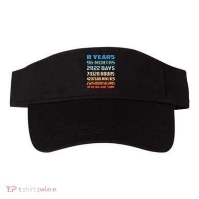 8th Birthday 8 Years Old Being Awesome Gift Visor