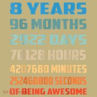 8th Birthday 8 Years Old Being Awesome Gift Mousepad thumb 1