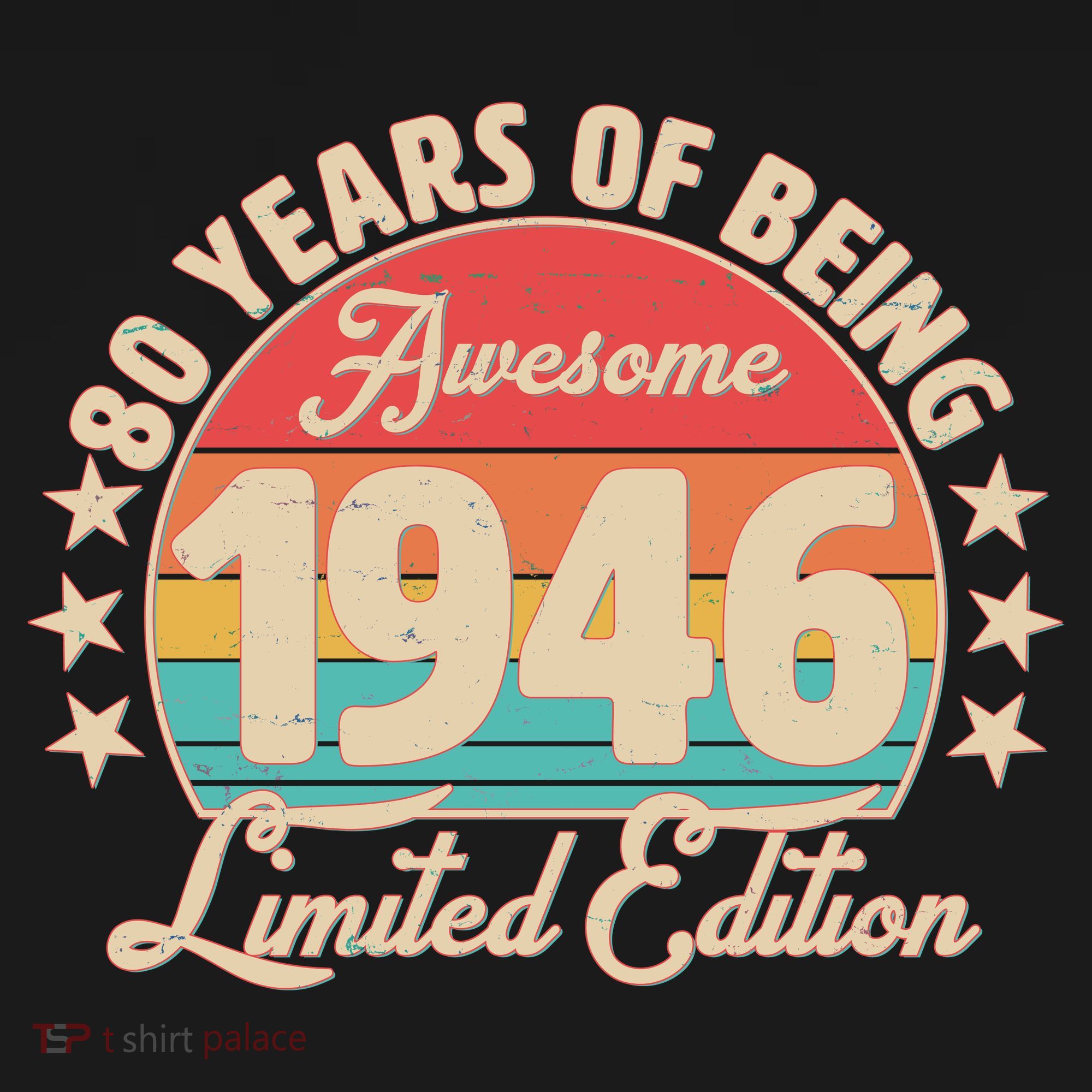 80th Birthday 80 Years Of Being Awesome 1946 Limited Edition Women's Hoodie