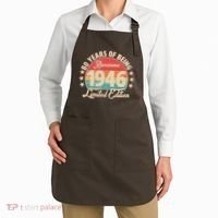 80th Birthday 80 Years Of Being Awesome 1946 Limited Edition Apron thumb 2