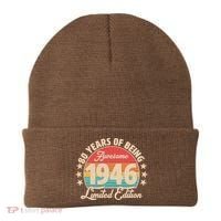 80th Birthday 80 Years Of Being Awesome 1946 Limited Edition Beanie thumb 0