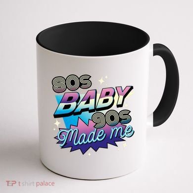 80s Baby 90s Made Me Retro Coffee Mug back