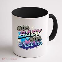 80s Baby 90s Made Me Retro Coffee Mug thumb 1