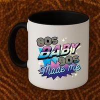 80s Baby 90s Made Me Retro Coffee Mug thumb 2