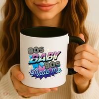 80s Baby 90s Made Me Retro Coffee Mug thumb 3