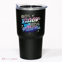 80s Baby 90s Made Me Retro Tumbler thumb 0
