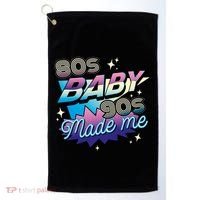 80s Baby 90s Made Me Retro Golf Towel thumb 0
