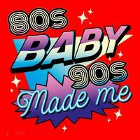 80s Baby 90s Made Me Retro Santa Hat thumb 1