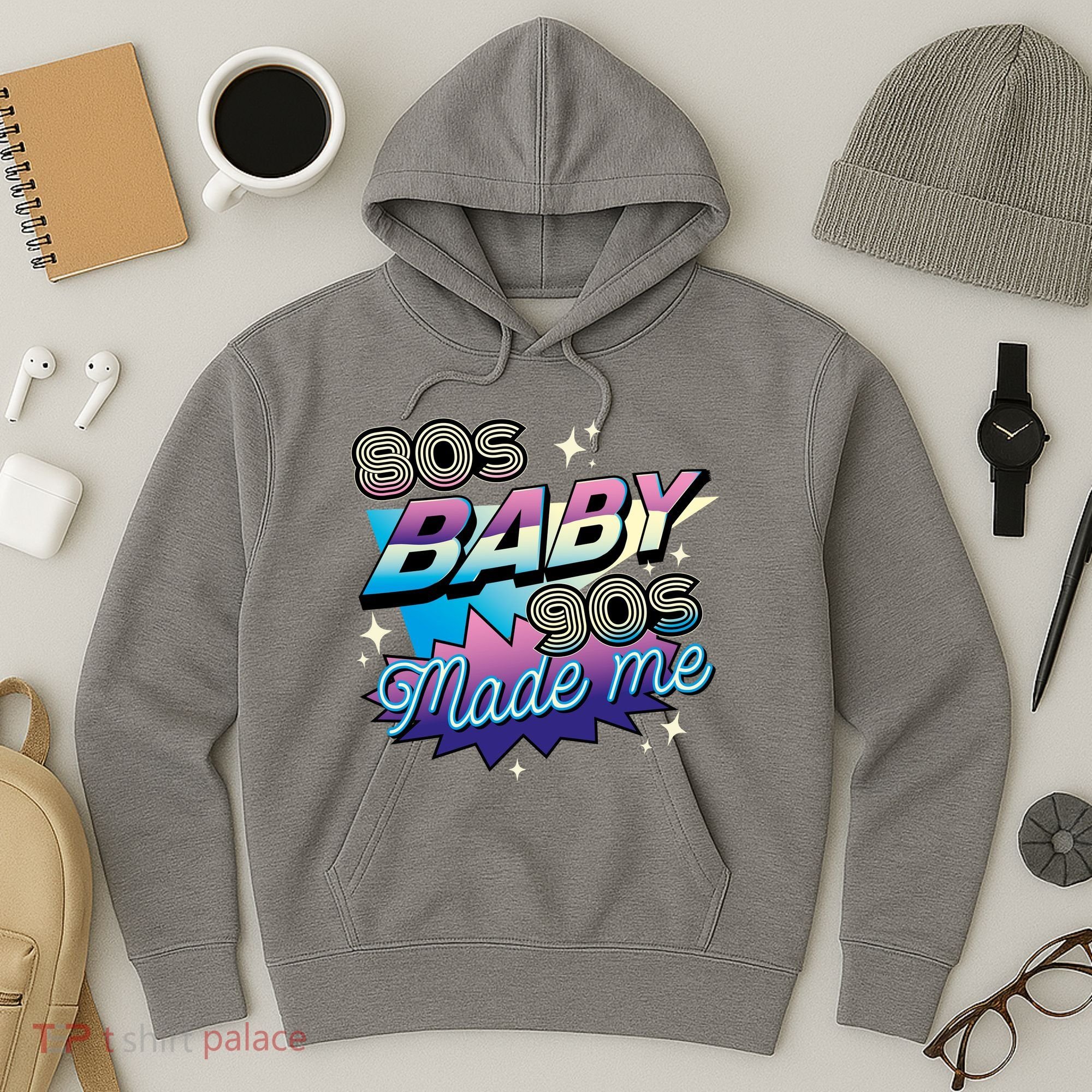80s Baby 90s Made Me Retro Hoodie