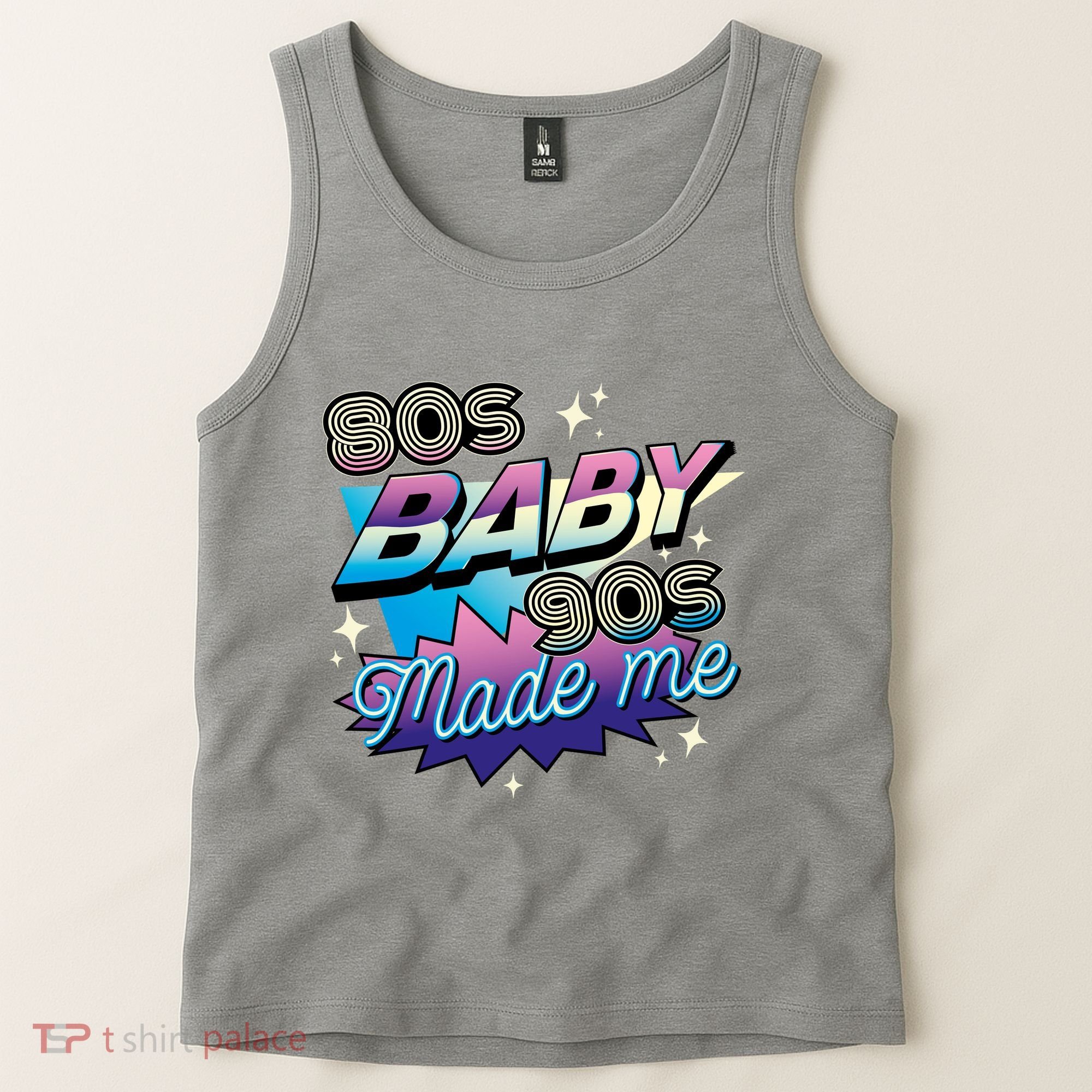 80s Baby 90s Made Me Retro Tank Top