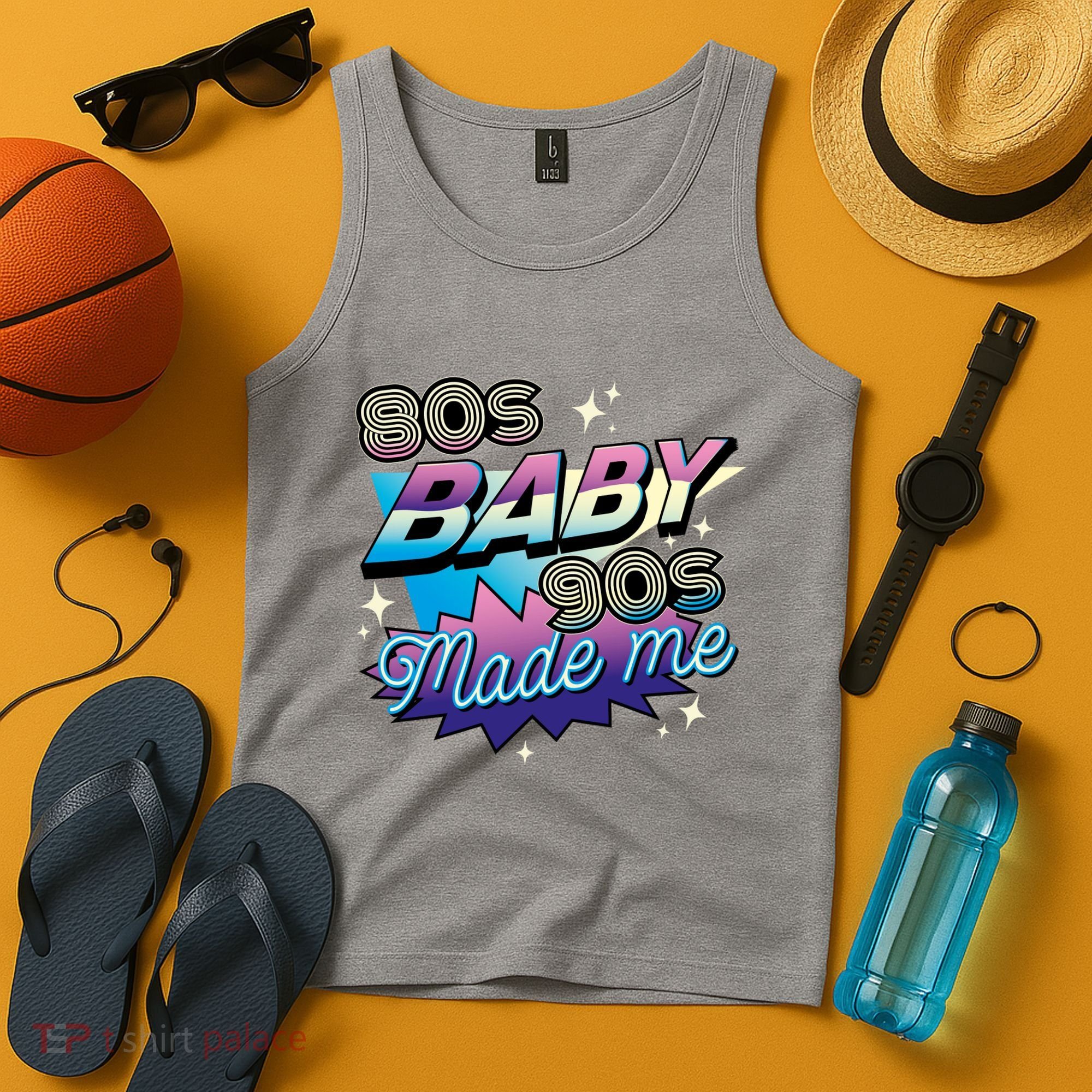 80s Baby 90s Made Me Retro Tank Top