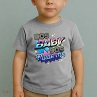 80s Baby 90s Made Me Retro Toddler T-Shirt thumb 2