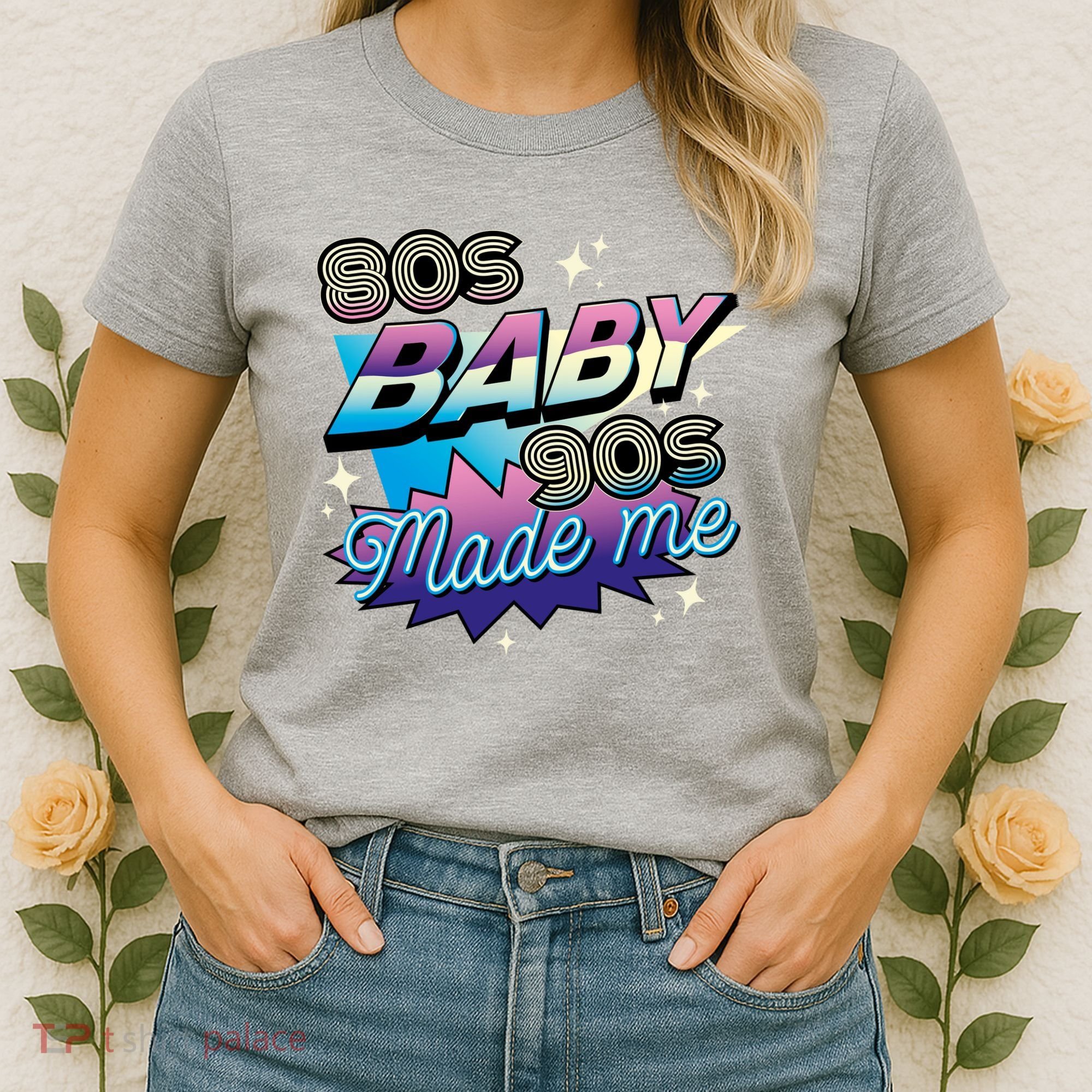 80s Baby 90s Made Me Retro Women's T-Shirt