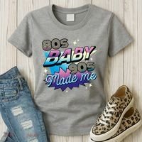 80s Baby 90s Made Me Retro Women's T-Shirt thumb 3