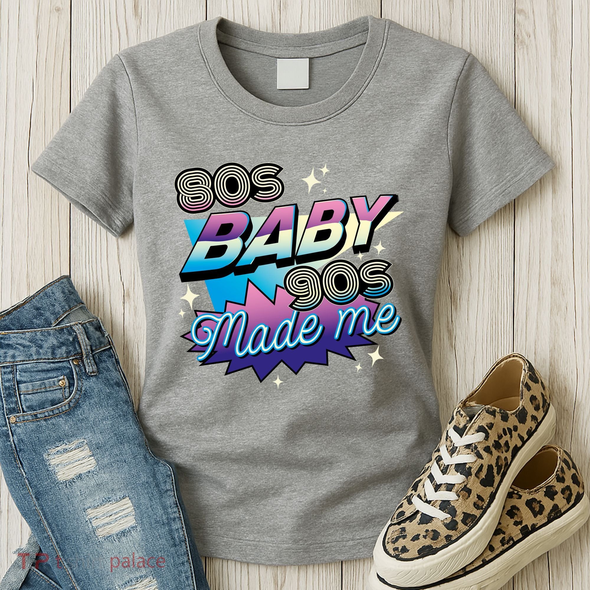 80s Baby 90s Made Me Retro Women's T-Shirt
