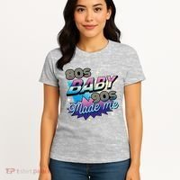 80s Baby 90s Made Me Retro Women's T-Shirt thumb 4
