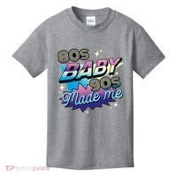 80s Baby 90s Made Me Retro Kids T-Shirt thumb 0