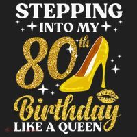 80th Birthday Art For Ladies Turning 80 Gag Adult Drive Performance Visor thumb 2