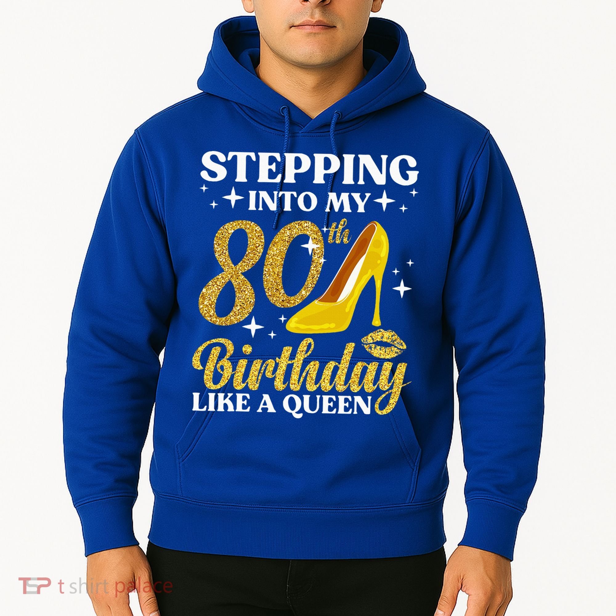 80th Birthday Art For Ladies Turning 80 Gag Hoodie
