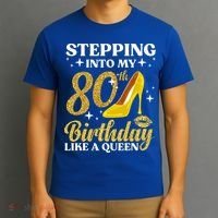 80th Birthday Art For Ladies Turning 80 Gag T-Shirt thumb 3