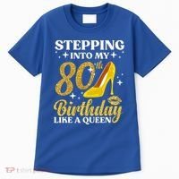 80th Birthday Art For Ladies Turning 80 Gag Tall T-Shirt thumb 0