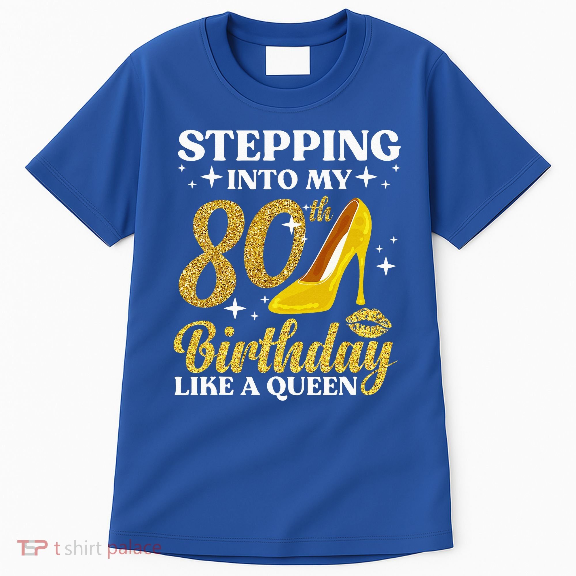 80th Birthday Art For Ladies Turning 80 Gag Tall T-Shirt