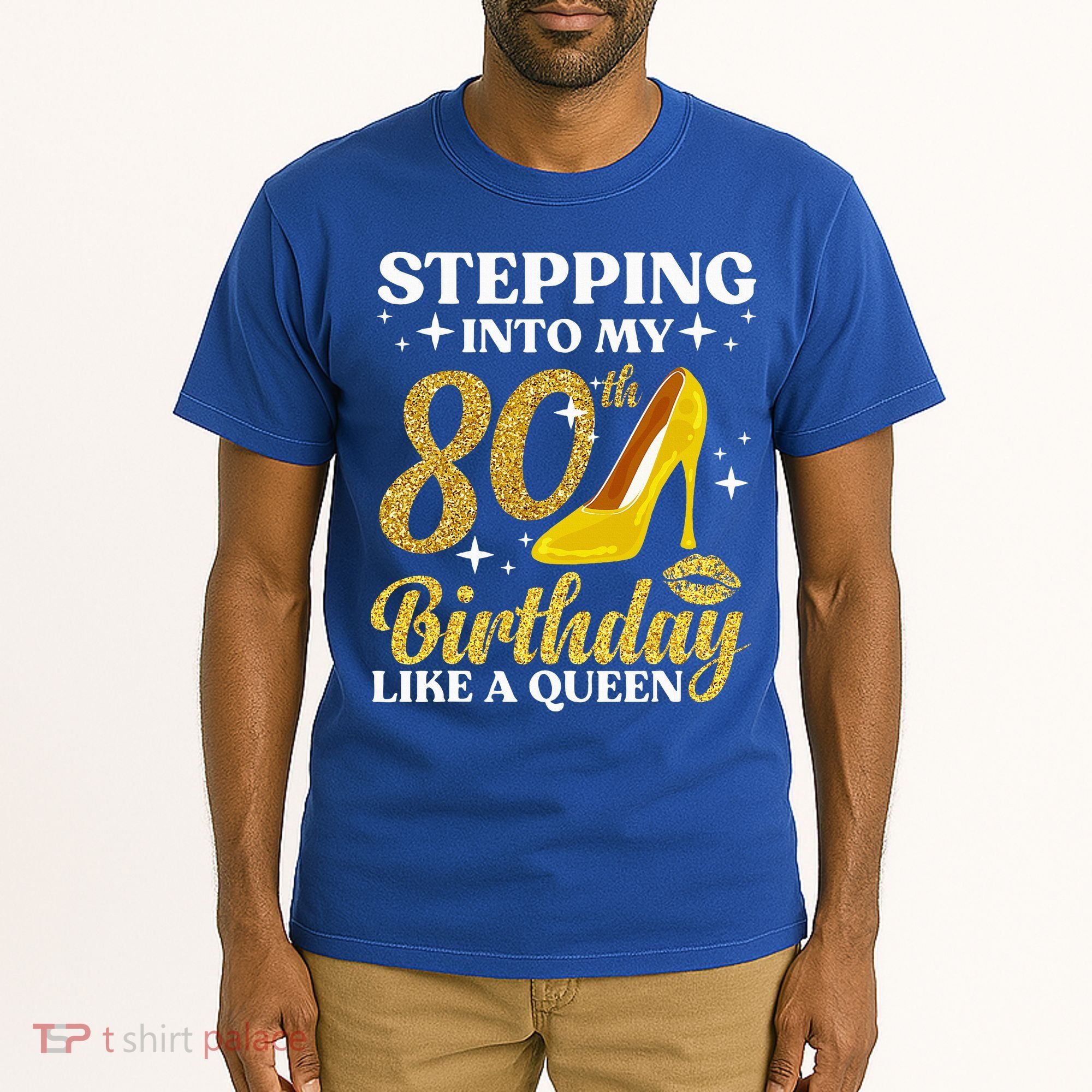 80th Birthday Art For Ladies Turning 80 Gag Tall T-Shirt