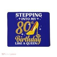 80th Birthday Art For Ladies Turning 80 Gag Mousepad thumb 0