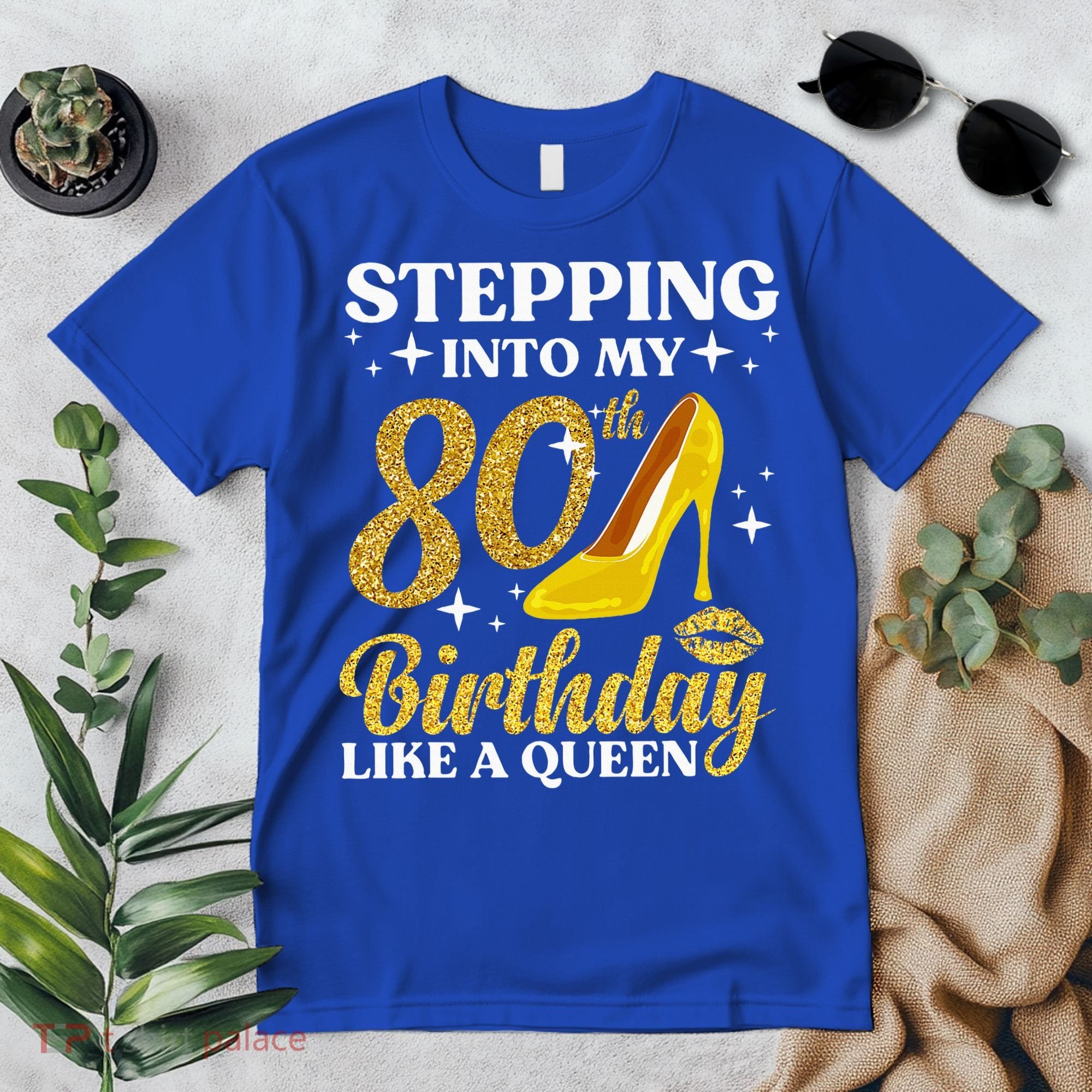 80th Birthday Art For Ladies Turning 80 Gag Premium T-Shirt