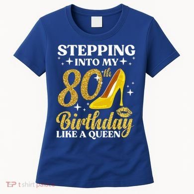 80th Birthday Art For Ladies Turning 80 Gag Women's T-Shirt