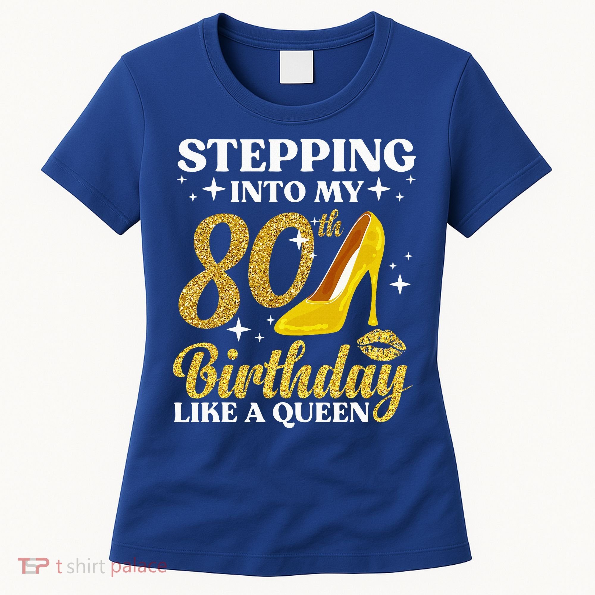 80th Birthday Art For Ladies Turning 80 Gag Women's T-Shirt